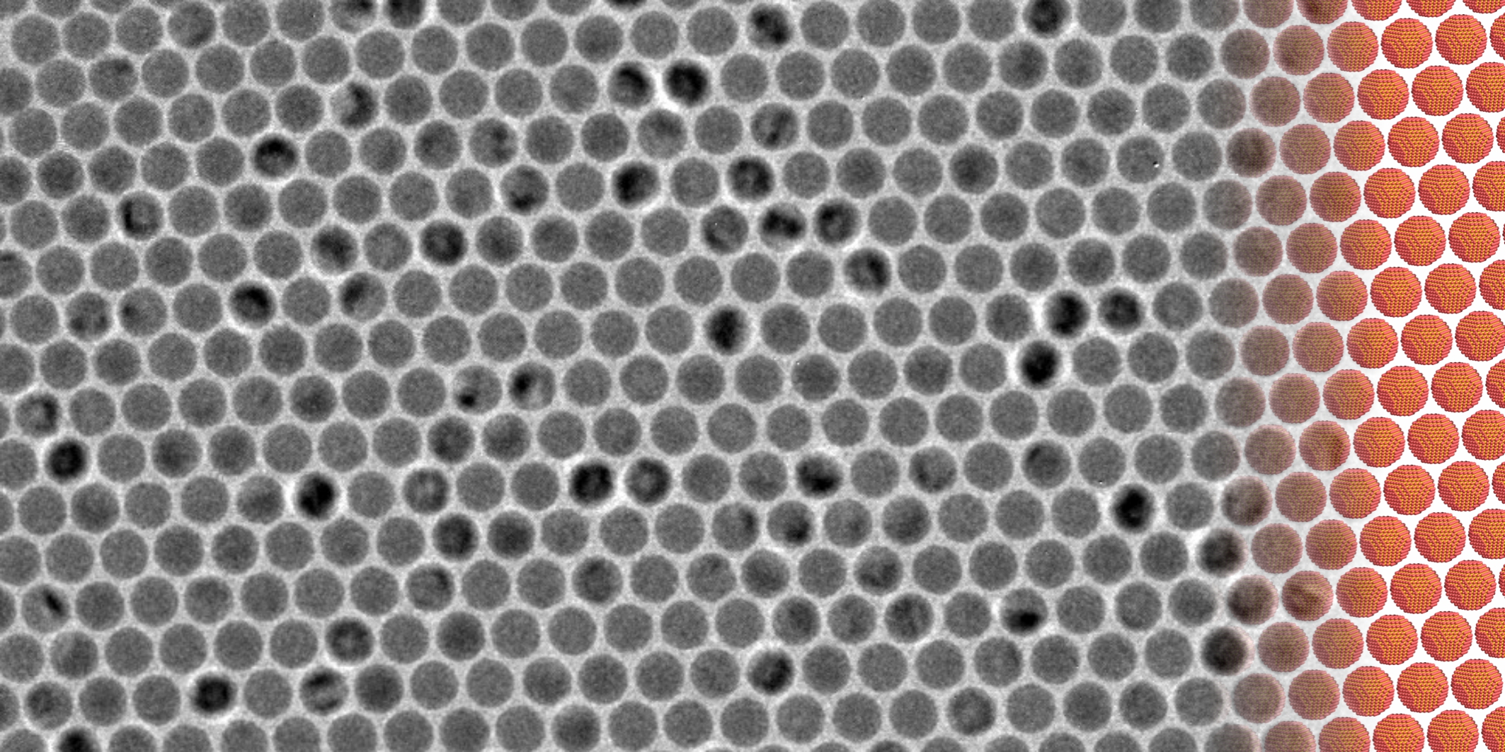 Enlarged view: Record-uniform nanocrystals